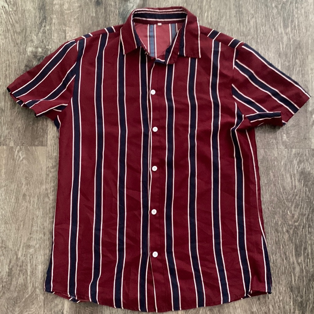Striped Button Down Shirt